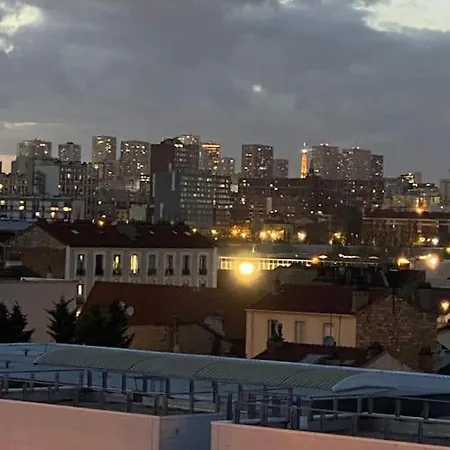 La Terrasse Parisienne - Vue Tour Eiffel * Vitry-sur-Seine